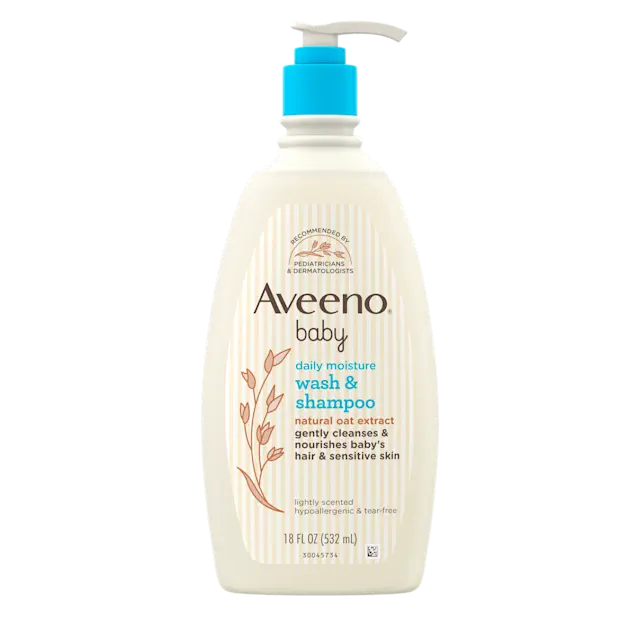 Aveeno Baby Wash & Shampoo 18oz 